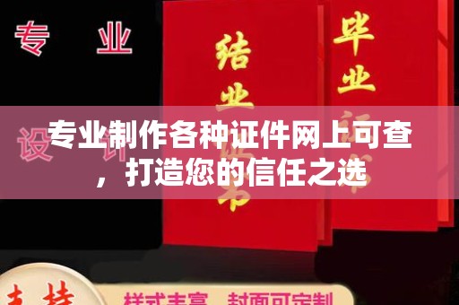 丘北专业制作各种证件网上可查，打造您的信任之选