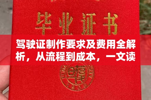 丘北驾驶证制作要求及费用全解析，从流程到成本，一文读懂